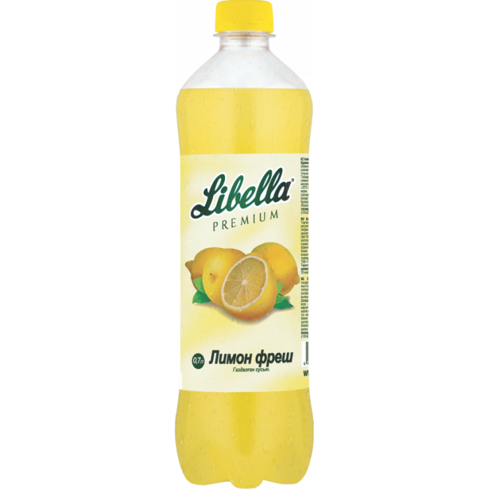 Безалкогольный газированный напиток Libella premium - Lemon Fresh 0,7 л