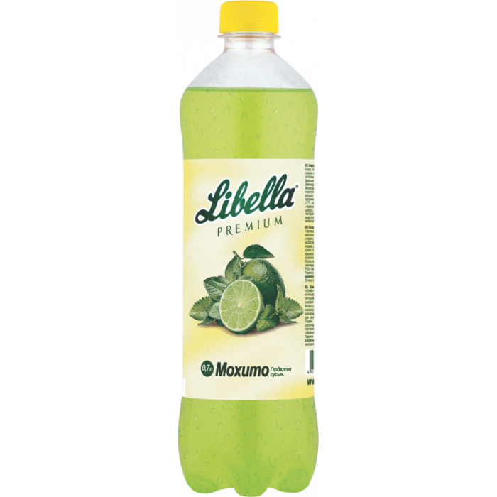 Безалкогольный газированный напиток Libella premium - Mojito 0,7 л