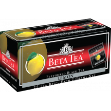Чай Beta Tea Lemon Flavoured лимон фруктовый черный пакетированный 25*2 г