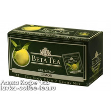 Чай Beta Tea Lemon Flavoured зеленый чай с лимоном 25*2 г