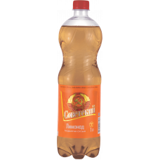 Безалкогольный газированный напиток Советский - лимонад 1 л